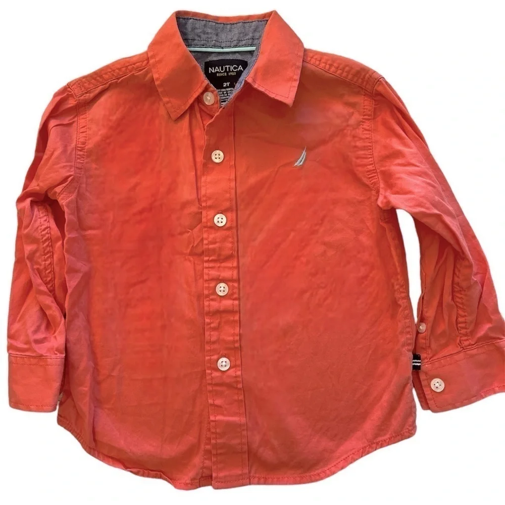 Nautica Toddler Boys Button Up Shirt | 2t